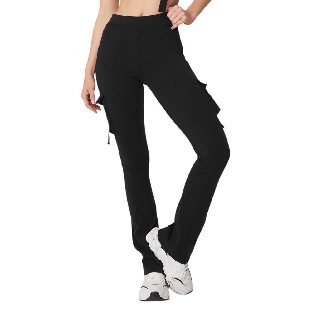 Alo Yoga High-Waist Catch The Vibe Flare Legging Black XXS